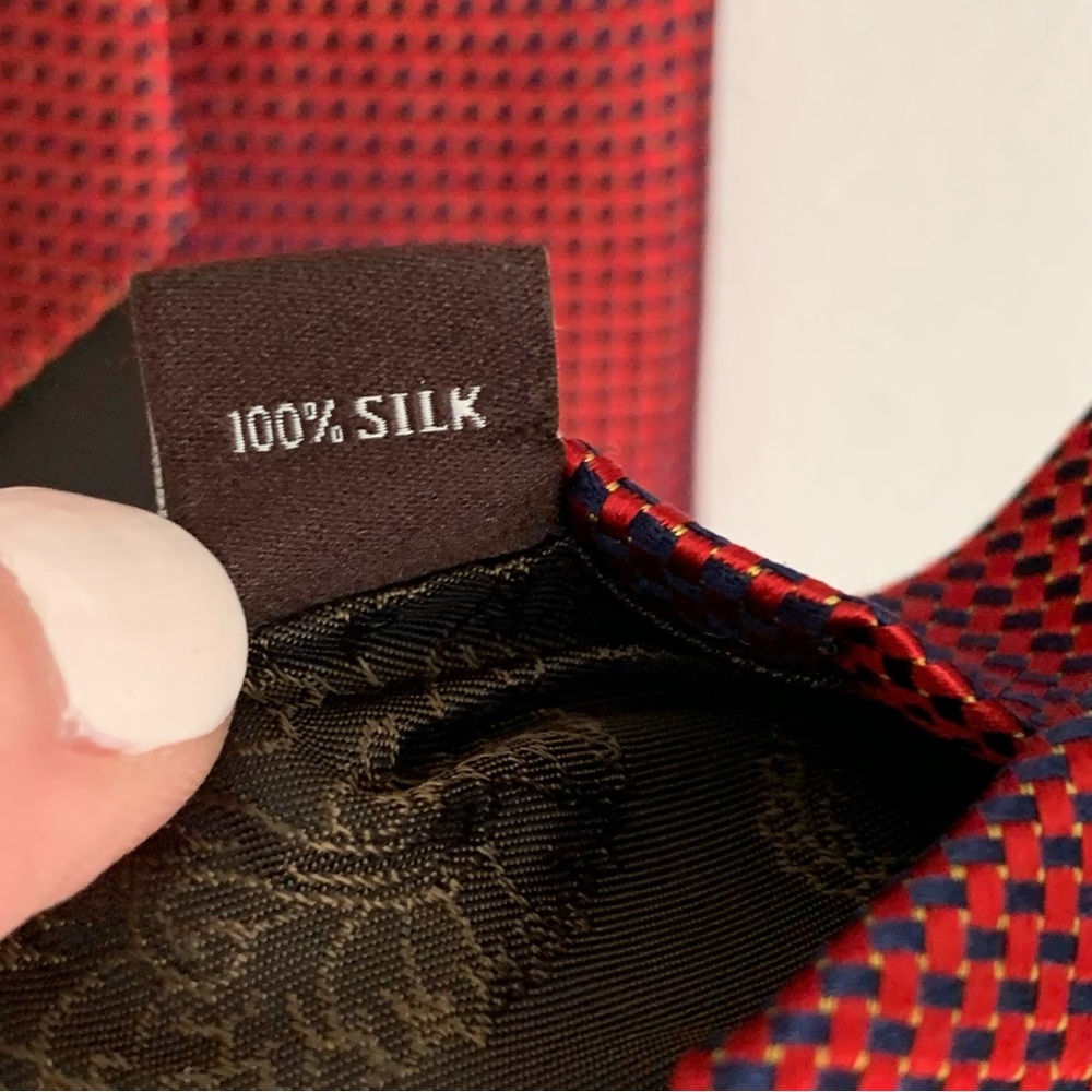 Robert Talbott Burgundy Patterned Tie - image 2